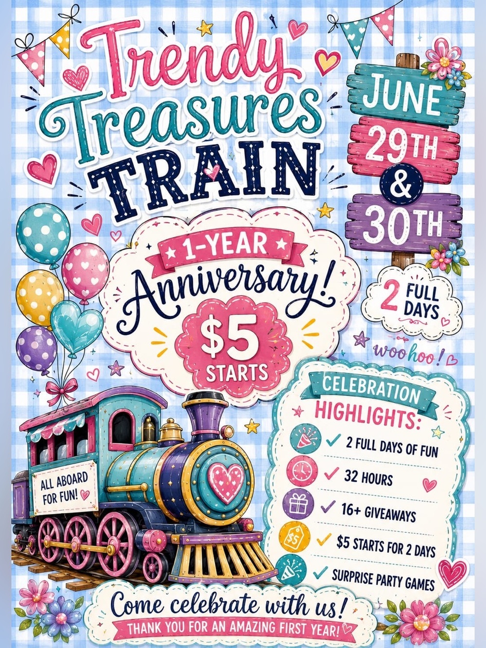 🙏🏼Thank you for your generous support!🥰 TTT Train🚂 - Picture 1 of 2